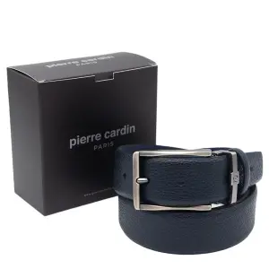 Pierre Cardin Lacivert Floater Deri Erkek Kemer PC100FL38 