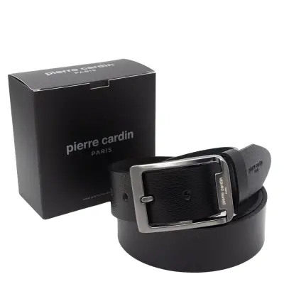 Pierre Cardin Siyah Deri Erkek Kemer PC-3100HS9 - 1